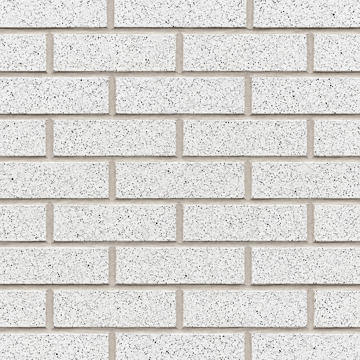 White Speckled Staggered Brick Facade Texture preview showing a surface facade texture
