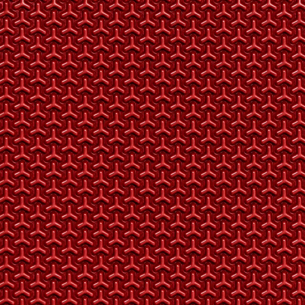 Glossy Crimson Interlocking Y-Relief Texture preview showing a polished other texture