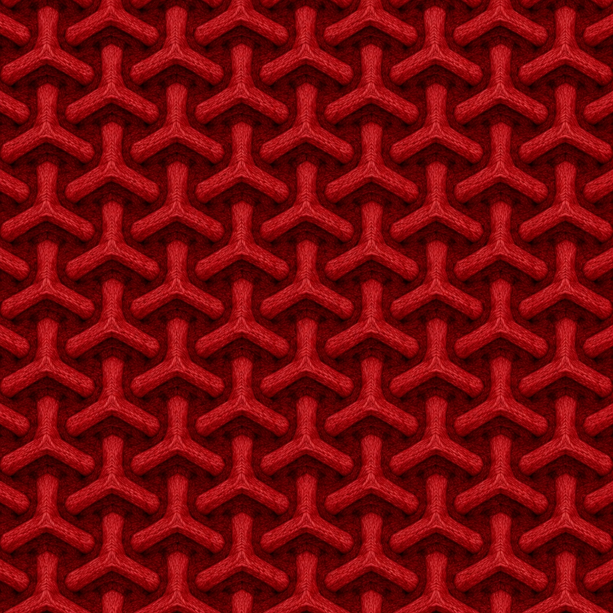 Deep Crimson Woven Y-Lattice Fabric Texture preview showing a industrial fabric texture