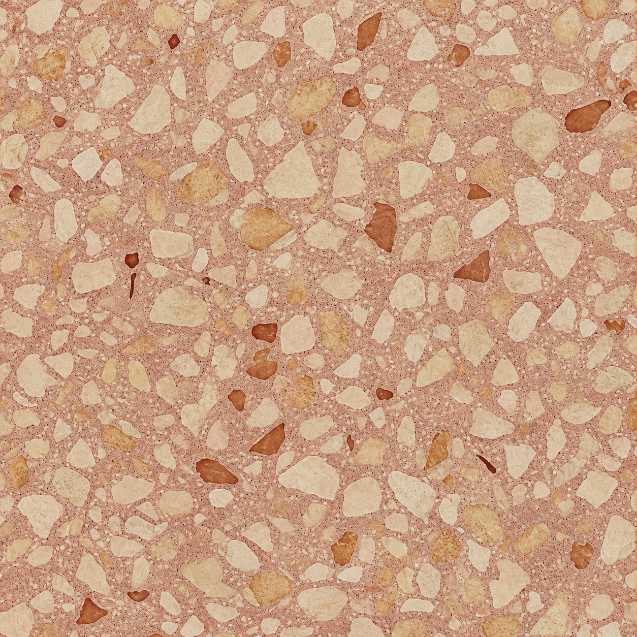 Blush-Tan Matte Terrazzo Chip-Aggregate Texture preview showing a surface concrete texture