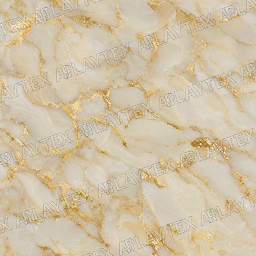 Ivory Marble With Broad Gold Veins Texture