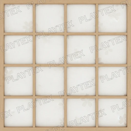 Beige Geometric Ceramic Texture