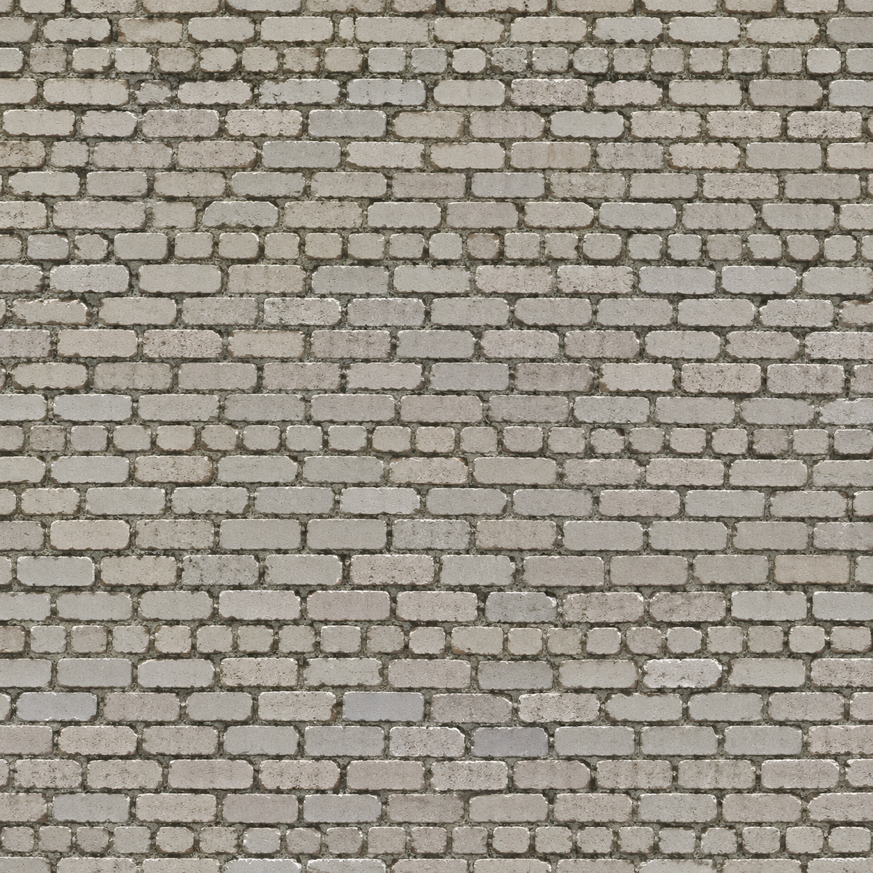 Light Gray Narrow Brick Bond Wall Texture preview showing a surface brick texture