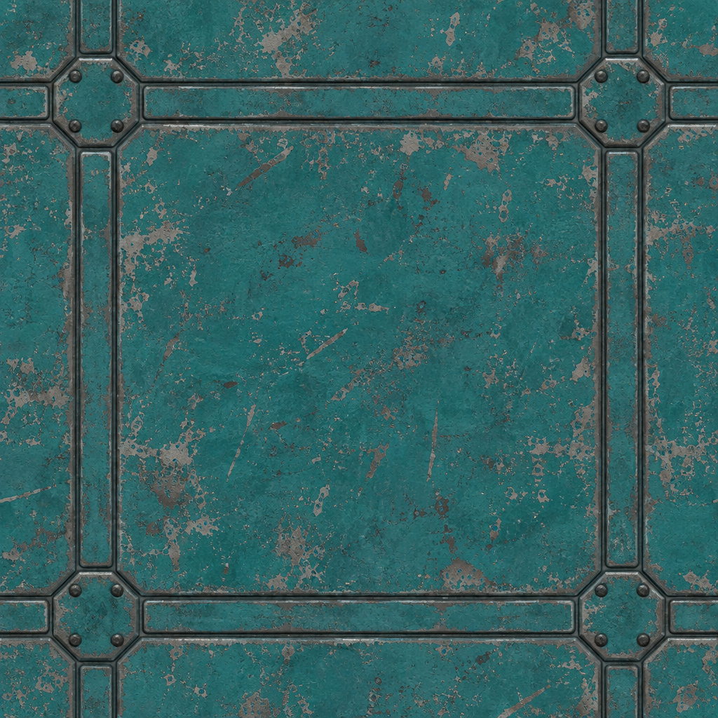 Sci-Fi Panel Material Texture preview showing a industrial sci-fi texture