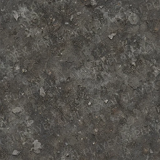 Dark Gray Tile Pattern Circular Elements Digital Texture