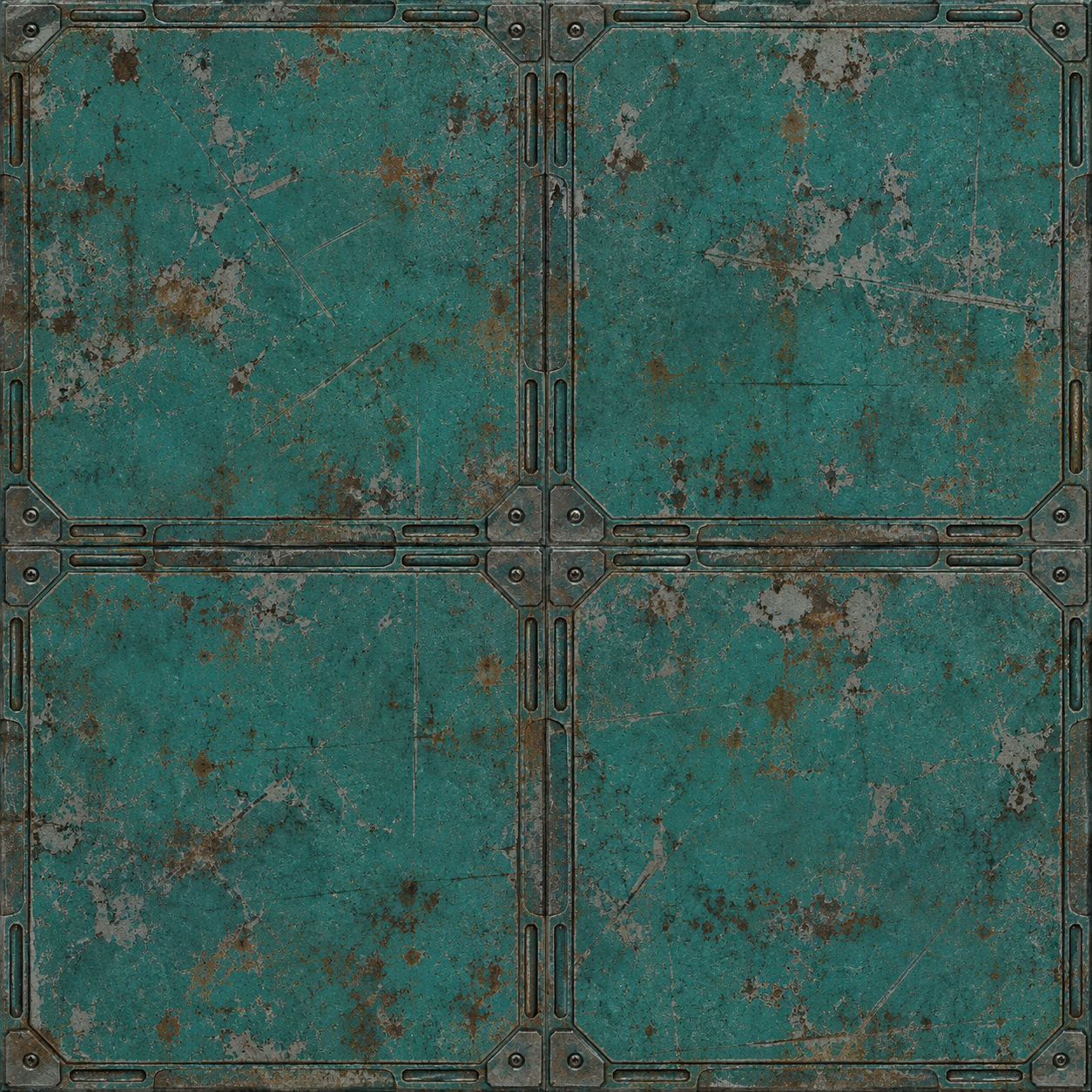 Sci-Fi Panel Material Texture