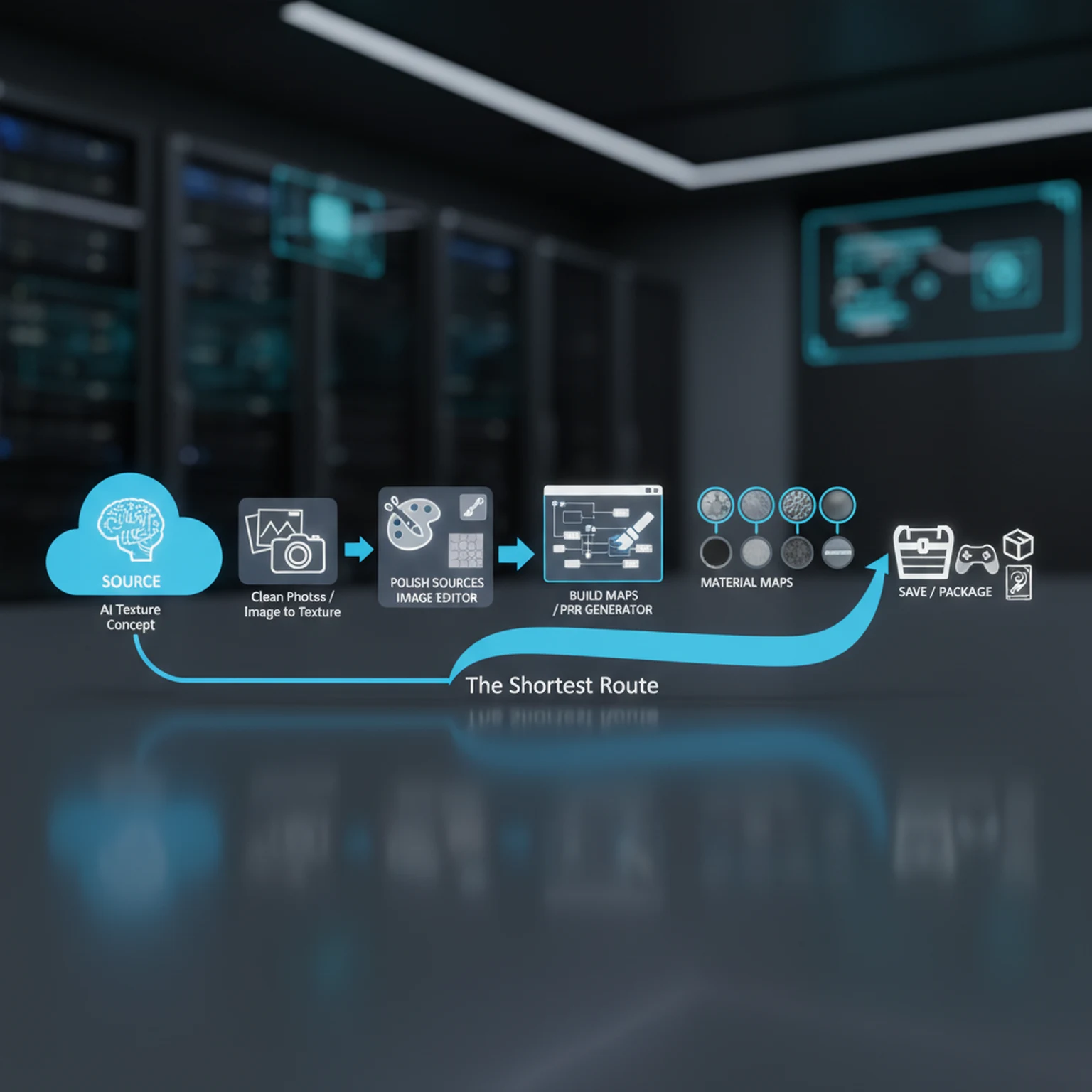 Getting Started with PLAYTEX Texture Tools visual walkthrough for Workflow Map: Concept with AI Texture, Clean photos with Image to Texture, Polish sources in Image Editor