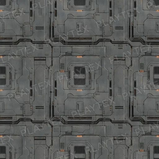 Sci-Fi Texture preview showing a industrial sci-fi texture