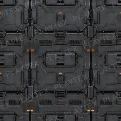 Sci-Fi Texture preview showing a industrial sci-fi texture