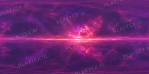 Electric Magenta Storm Horizon HDRI Sphere preview showing a 360-degree HDRI environment sphere