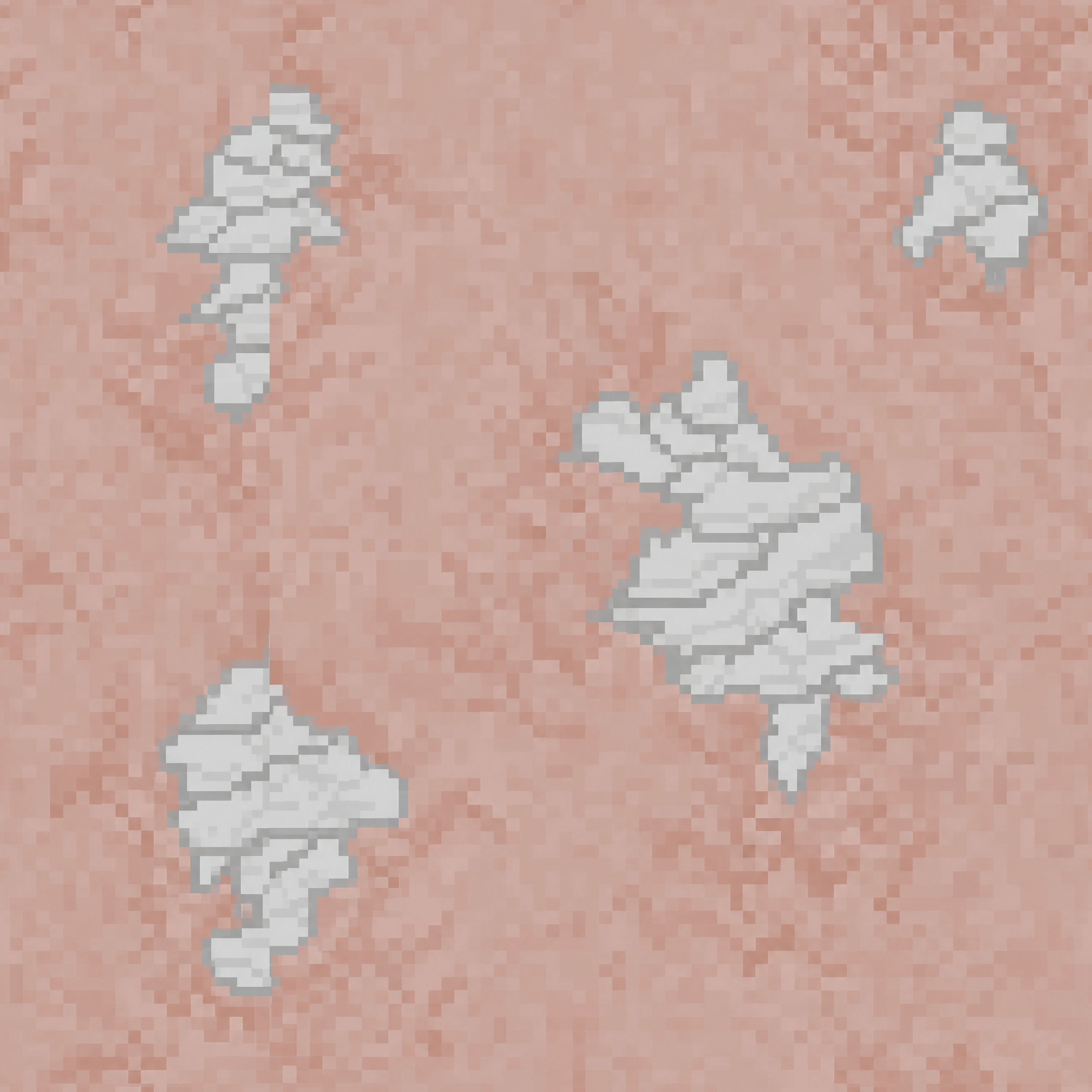 Blush Pink Pixel-Art Wrapped Figure Pattern Texture preview showing a stylized fabric texture