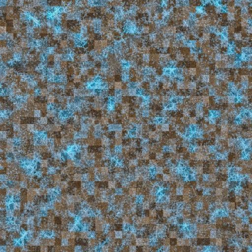 Minecraft Dirt Block Covered Heavy Hoarfrost Ice Texture preview showing a game-ready ground texture