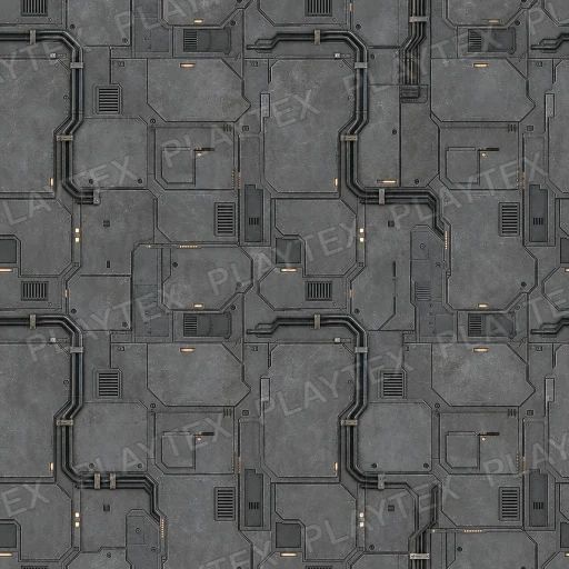 Sci-Fi Panel Texture preview showing a industrial sci-fi texture