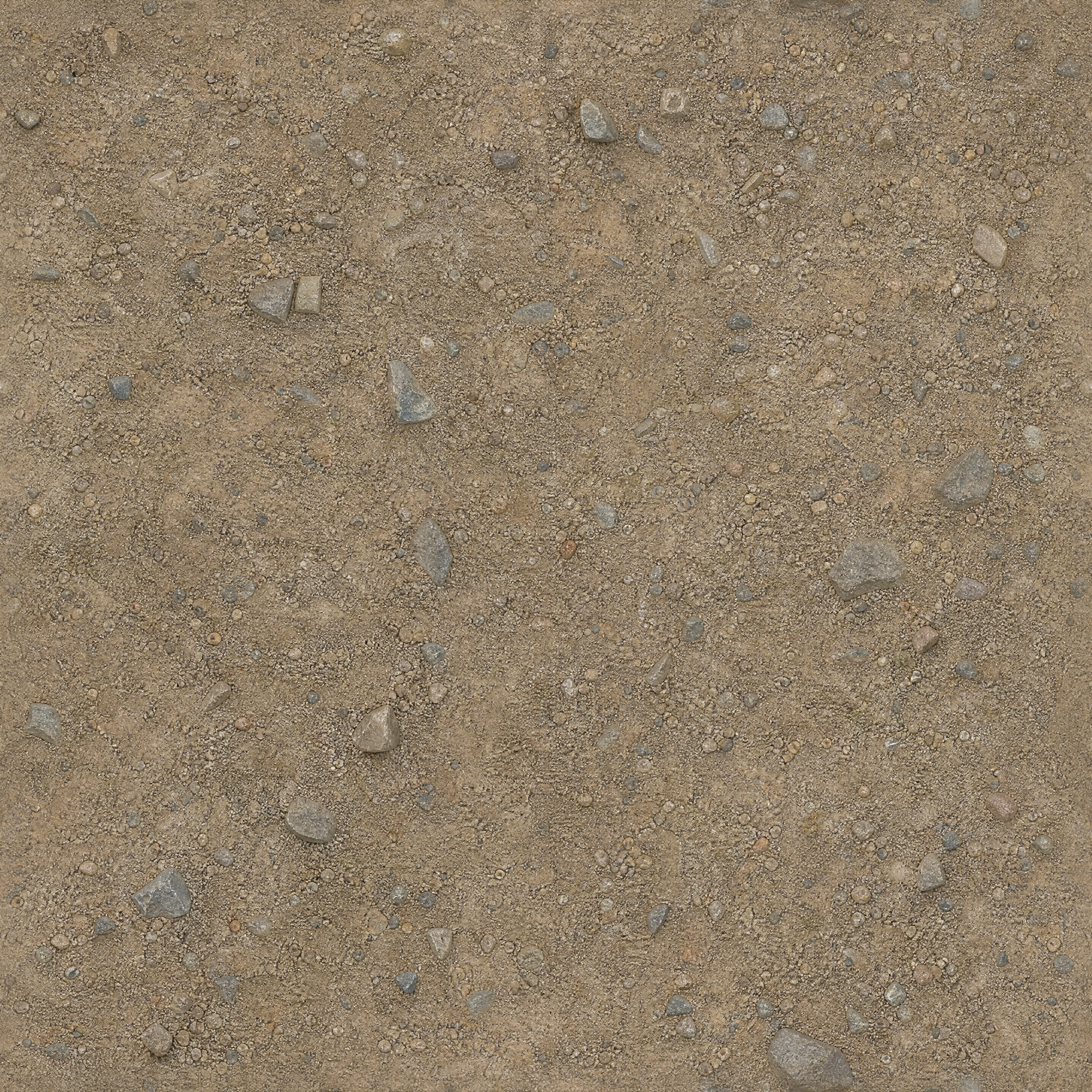 Tan Compacted Gravel Ground Texture preview showing a rough ground texture