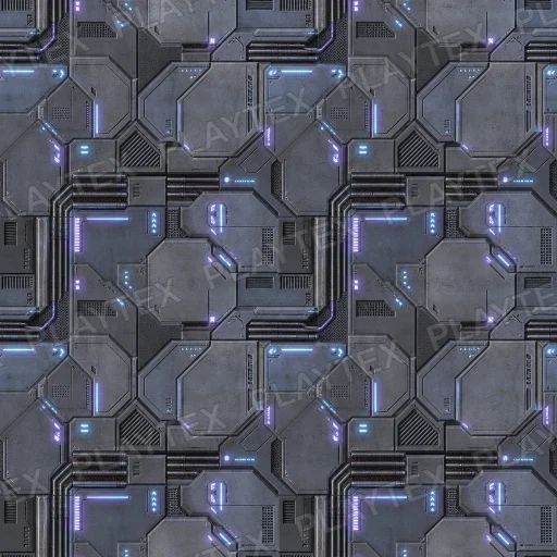 Sci-Fi - Holographic Holographic Accents Texture preview showing a industrial sci-fi texture