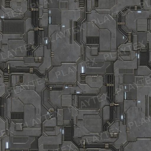 Sci-Fi Texture preview showing a industrial sci-fi texture
