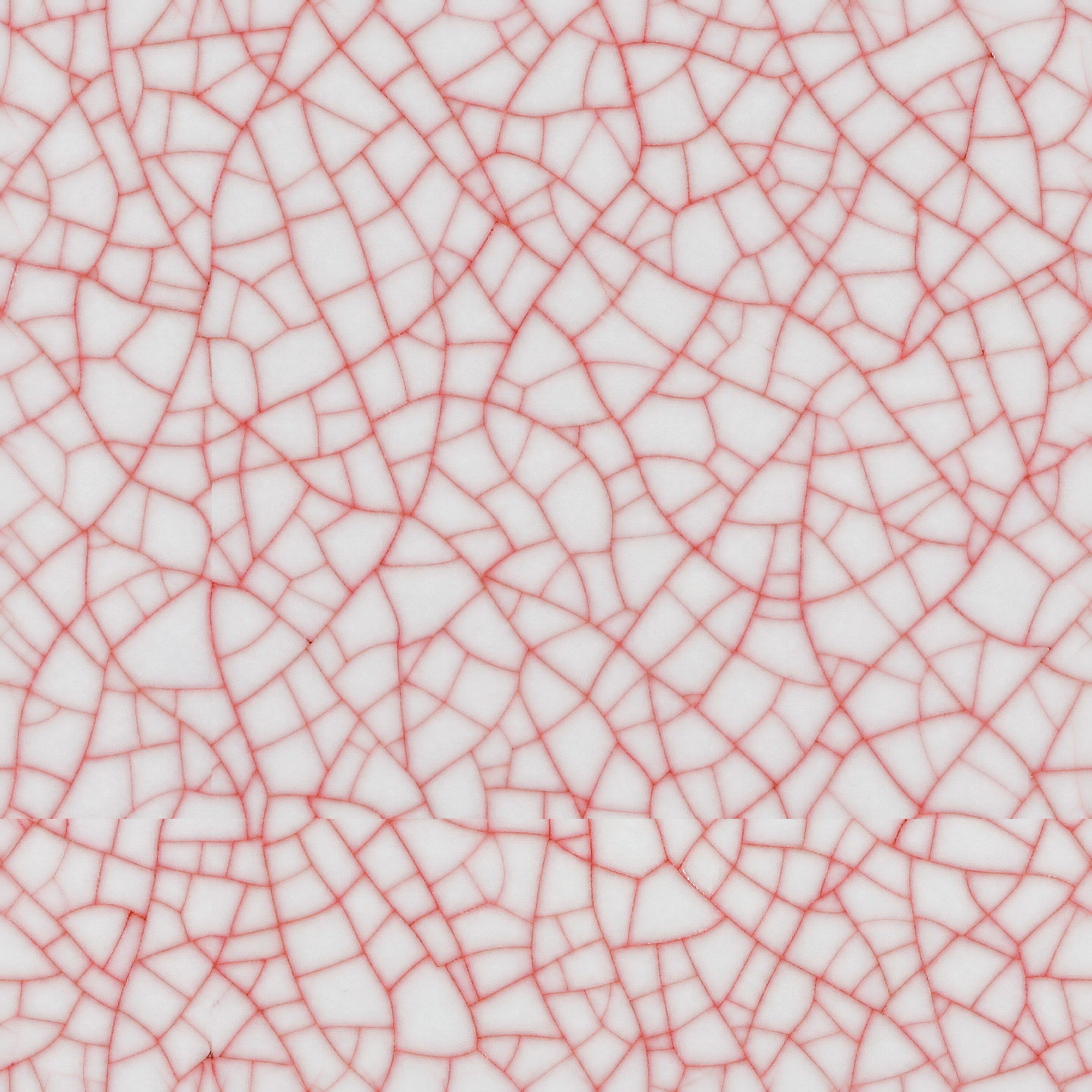 White And Red Ceramic Crackle Texture preview showing a industrial ceramic texture