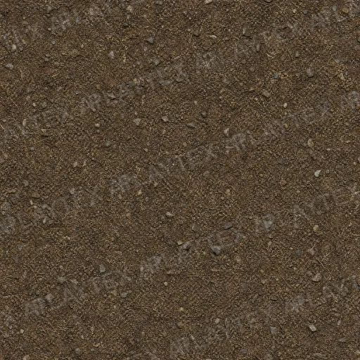 Dark Brown Pebbled Soil Texture preview showing a rough ground texture