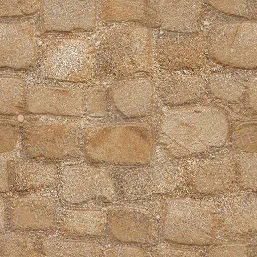 Weathered Sandstone Cobblestone Texture preview showing a worn stone texture
