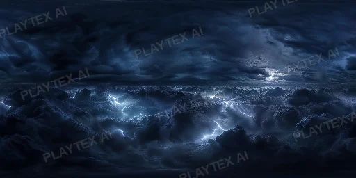 Storm Clouds HDRI Sphere preview showing a 360-degree HDRI environment sphere