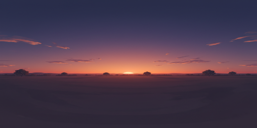 Sunset Twilight Hdrisphere HDRI Sphere preview showing a environment HDRI hdri sphere
