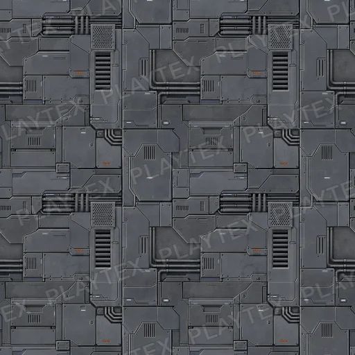 Sci-Fi Panel Texture 12 preview showing a industrial sci-fi texture