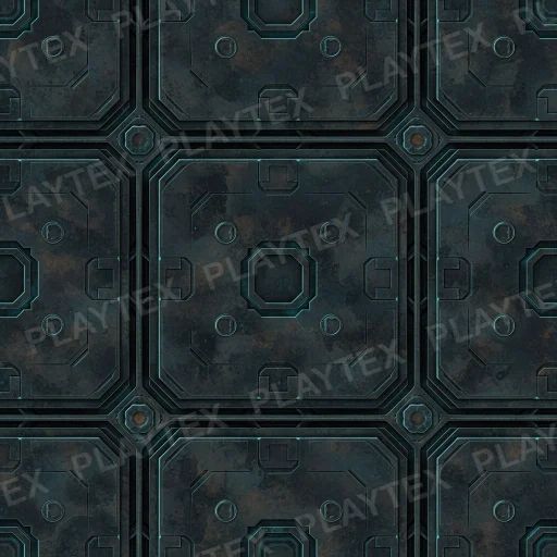 Metal Texture 4 preview showing a industrial sci-fi texture