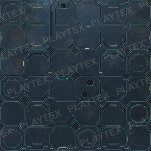 Sci-Fi Panel Texture 15 preview showing a industrial sci-fi texture