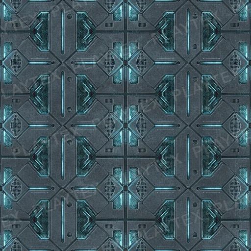 Sci-Fi Panel Texture 19 preview showing a industrial sci-fi texture
