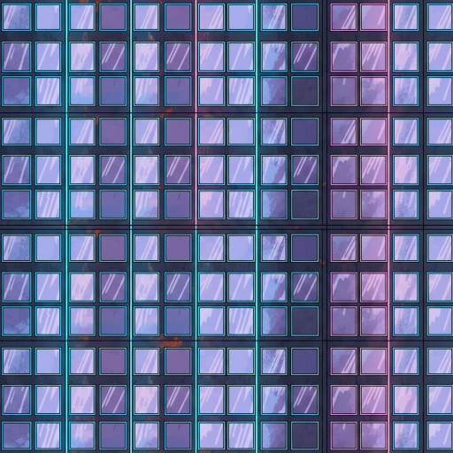 Architectural Facade Wall Texture 4 preview showing a industrial sci-fi texture