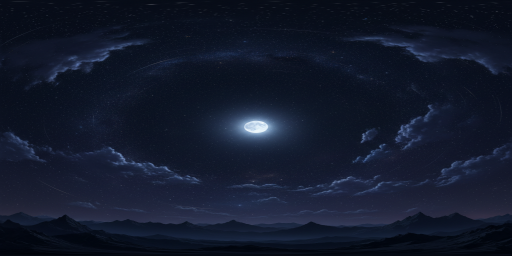 Night Sky Stars Hdrisphere HDRI Sphere preview showing a environment HDRI hdri sphere