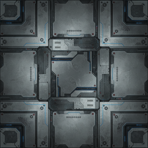 Glowing Sci-Fi Panel Texture 5 preview showing a industrial sci-fi texture