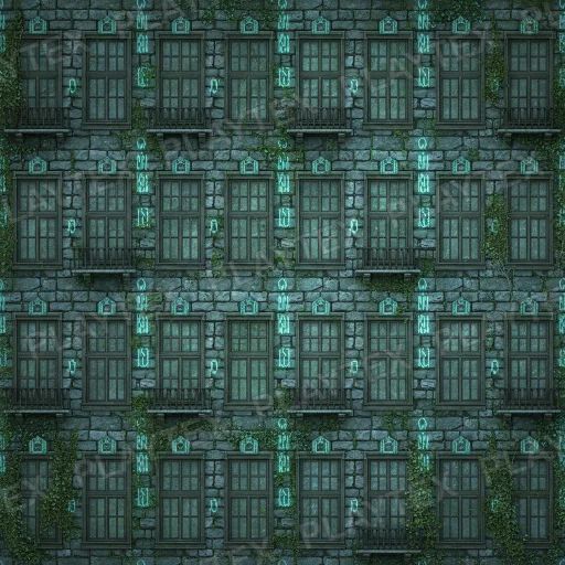 Sci-Fi Panel Wall Texture 5 preview showing a industrial sci-fi texture