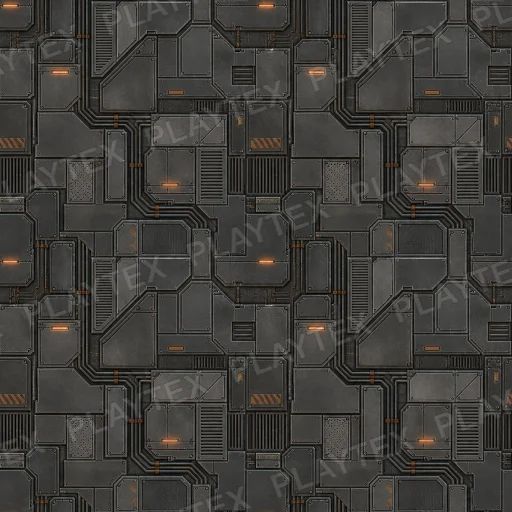 Sci-Fi Texture preview showing a game-ready sci-fi texture
