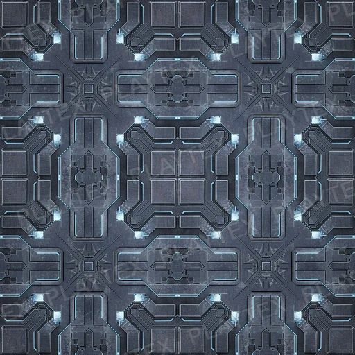 Sci-Fi Panel Texture 14 preview showing a industrial sci-fi texture