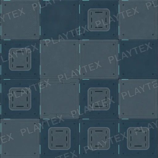 Glowing Sci-Fi Panel Texture preview showing a industrial sci-fi texture