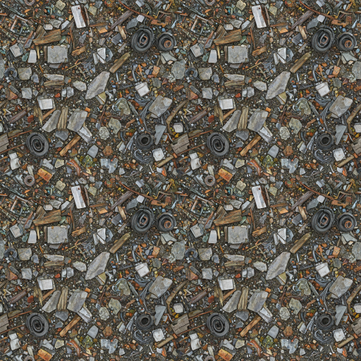 Debris Texture 5 preview showing a game-ready stone texture