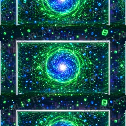 Futuristic Sci-Fi Portal Effect Built Into Texture preview showing a industrial sci-fi texture