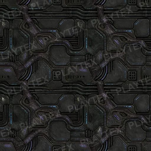 Sci-Fi - Alien Organic Alien Biotech Cable Channels Texture preview showing a natural sci-fi texture