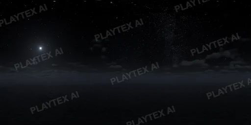 Sparse Stars Dark Night Sky HDRI Sphere preview showing a 360-degree HDRI environment sphere