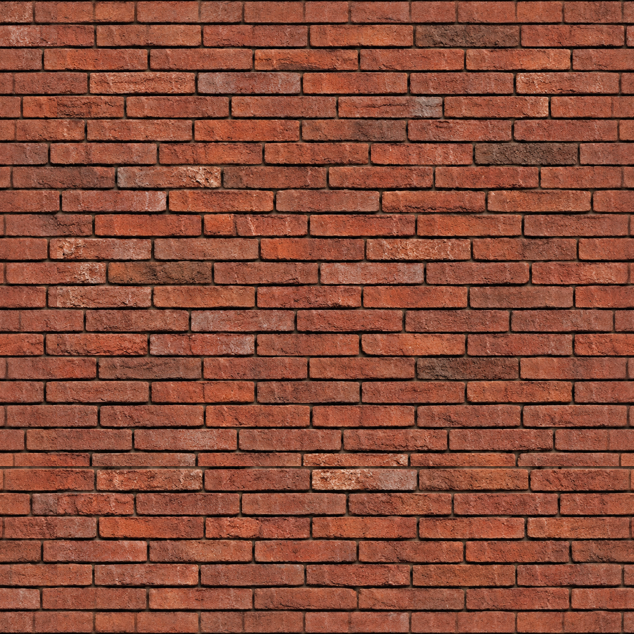 Rust Red Rough Running Bond Brick Texture preview showing a rough brick texture