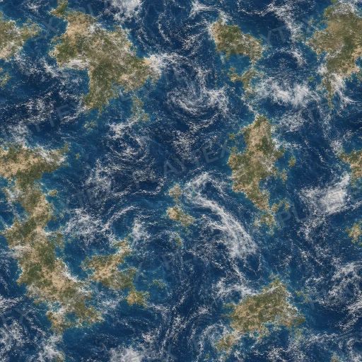 Planet Oceans Texture preview showing a game-ready texture texture