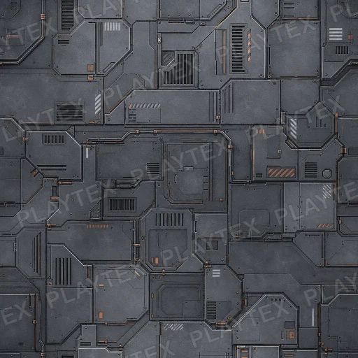 Sci-Fi Texture preview showing a industrial sci-fi texture