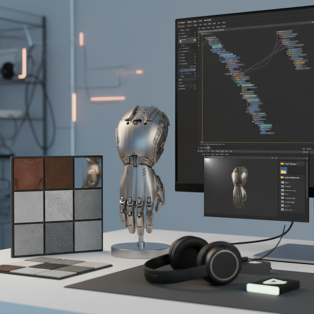 The Foundation of Immersion: Mastering Textures in Game Development supporting production visual