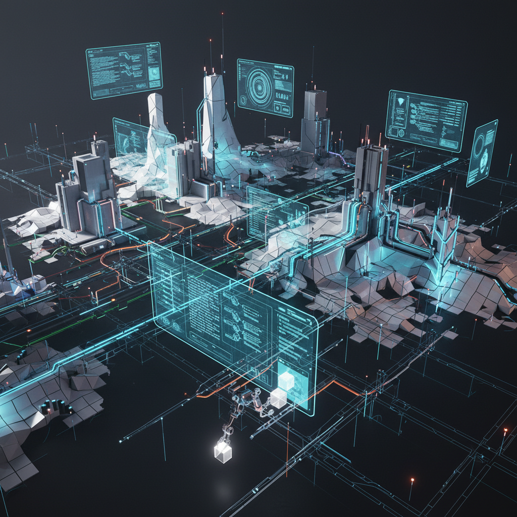 A source texture moving through map generation, preview, export, and engine validation