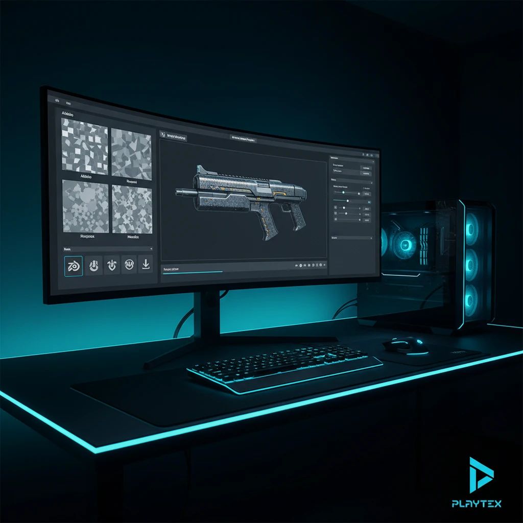 How to Export PBR Maps for Blender, Unity, and Unreal supporting results visual