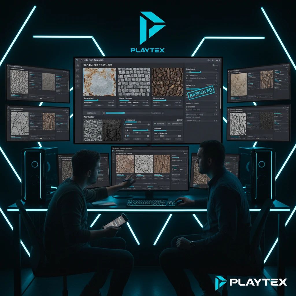 How to Use AI to Create Seamless Textures for Game Development team review visual