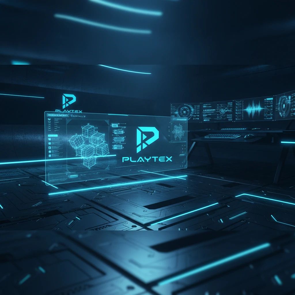 Close-up of a highly detailed, normal-mapped surface in a futuristic game environment, showcasing intricate texture and realistic lighting.